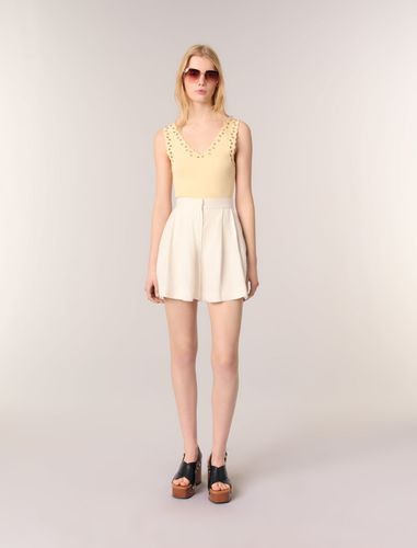 Short Fluide - Blanc - Maje - Maje - Modalova