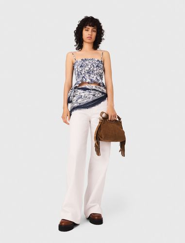 Top Smocke Imprimé - Maje - Modalova