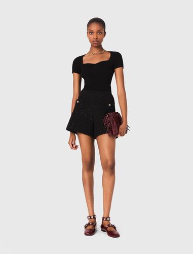 Top En Maille - Noir - Maje - Maje - Modalova