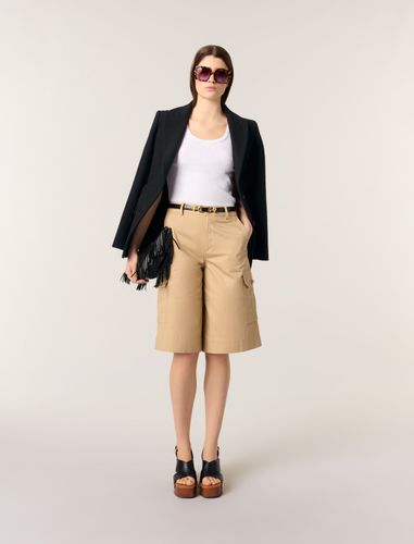 Bermuda En Coton - Beige - Maje - Maje - Modalova