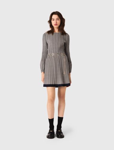 Robe Plissée Imprimée - Maje - Modalova