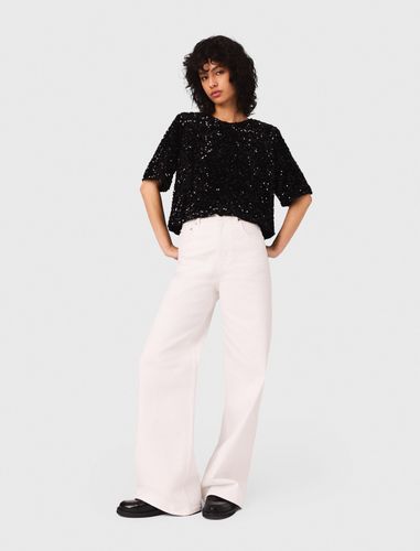 Top En Velours Et Sequins - Robe à sequin - Maje - Modalova