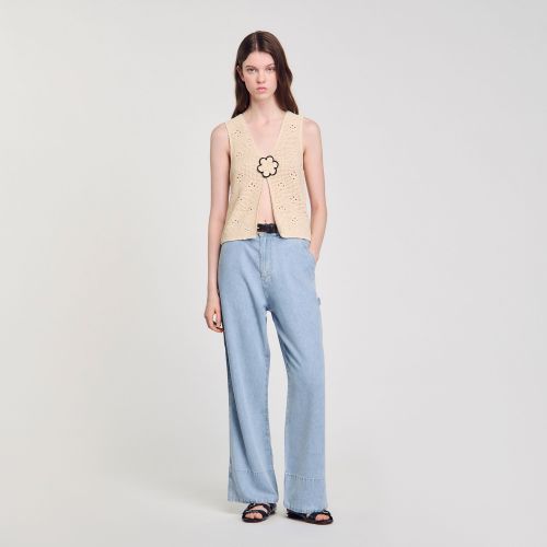 Jean large - Sandro Paris - Modalova