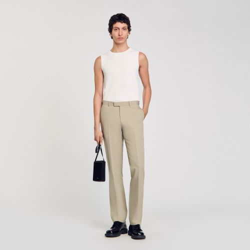 Pantalon de costume - Sandro Paris - Modalova