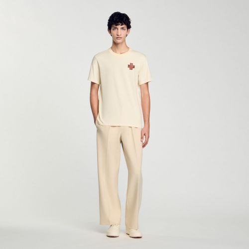 T-shirt Cross - Sandro Paris - Modalova