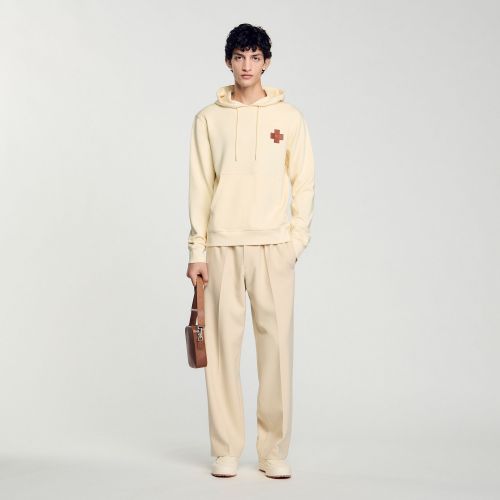 Sweatshirt Square Cross - Sandro Paris - Modalova