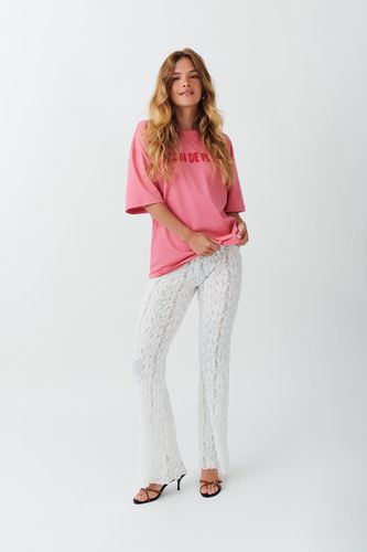 Lace flare trousers - Gina Tricot - Modalova