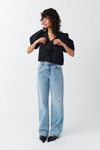 Straight high waist jeans - Gina Tricot - Modalova