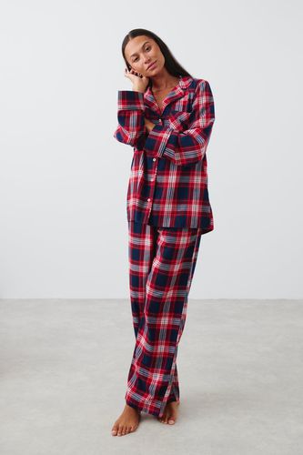 Flannel pyjamas trousers - Gina Tricot - Modalova
