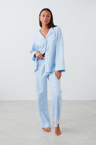 Flannel pyjamas trousers - Gina Tricot - Modalova