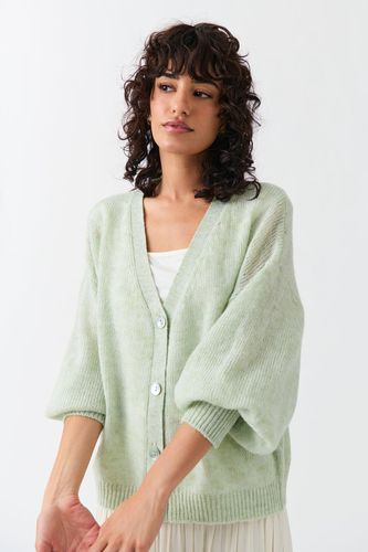 Sheer knitted cardigan - Gina Tricot - Modalova