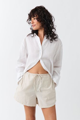 Relaxed linen blend shorts - Gina Tricot - Modalova
