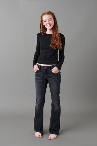 Chunky low flare jeans - Gina Tricot - Modalova