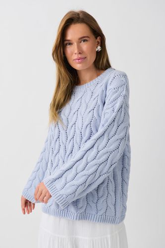 Cable knitted sweater - Gina Tricot - Modalova