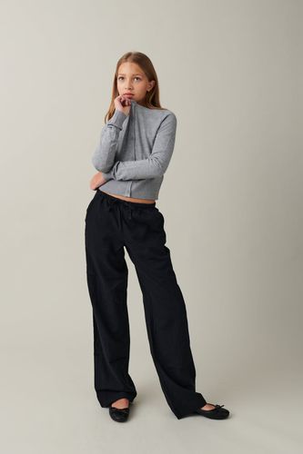 Y linenmix tall trousers - Gina Tricot - Modalova