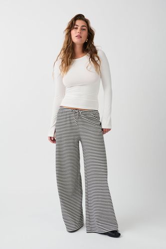 Striped soft trousers - Gina Tricot - Modalova