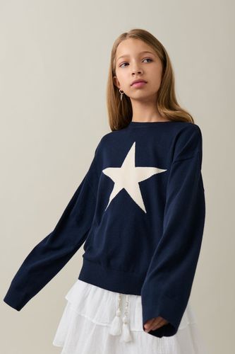 Y fine kn star sweater - Gina Tricot - Modalova