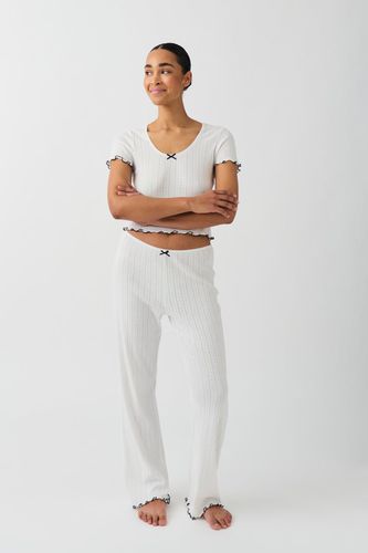 Pointelle pyjamas trousers - Gina Tricot - Modalova