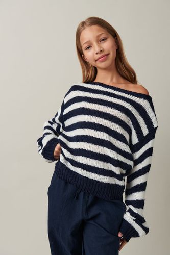 Y loose stripe sweater - Gina Tricot - Modalova