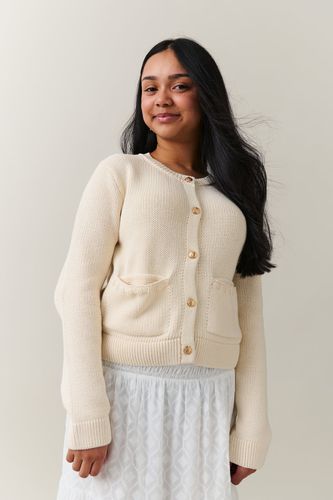 Y knitted cardigan - Gina Tricot - Modalova