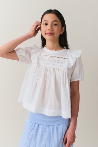 Y puffsleeve lace top - Gina Tricot - Modalova