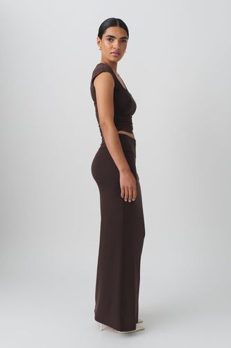 Soft touch folded maxi skirt - Gina Tricot - Modalova