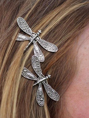Fashion Women's Hair Accessories 2 Pcs Dragonfly Hairpins Trendy Hair Accessories - DressLily.com - Modalova