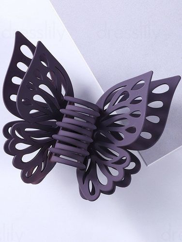 Fashion Women's Hair Accessories Hollow Out Butterfly Plain Color Trendy Hair Claw - DressLily.com - Modalova