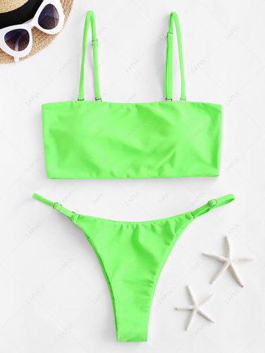 ZAFUL Neon Bandeau Bikini Swimsuit - ZAFUL Product Catalog (GBP) - Modalova