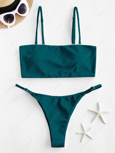 ZAFUL Neon Bandeau Bikini Swimsuit S - ZAFUL Product Catalog (GBP) - Modalova