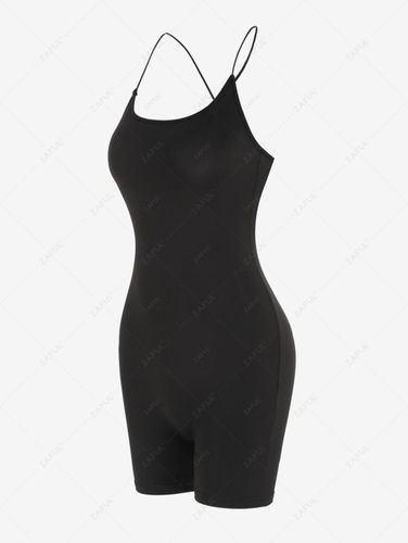 Mono Femenino de Tirantes Finos con Tiras Cruzadas - ZAFUL - Modalova
