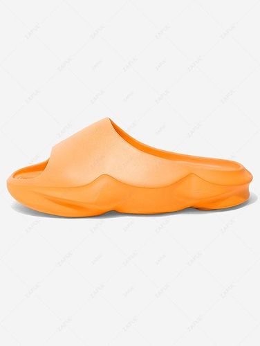 Sandalias Planas de Color Sólido con Estampado de Nube - ZAFUL - Modalova