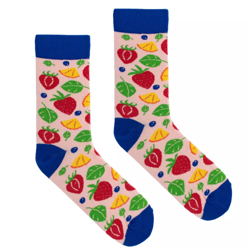 Unisex's Socks Strawberries Patterned - Kabak - Modalova