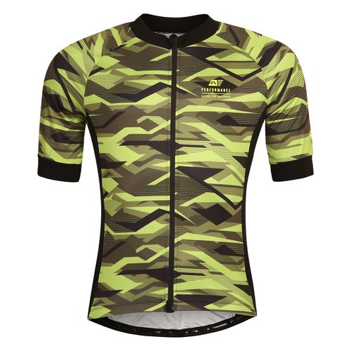 Men's cycling jersey BERESS lime green variant PA - ALPINE PRO - Modalova