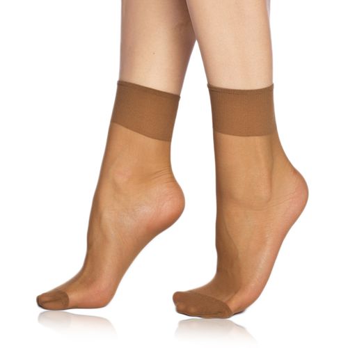 DIE PASST SOCKS 20 DEN - Women's stocking matte socks - bronze - Bellinda - Modalova