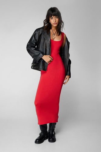 Womens Jersey Scoop Neck Bodycon Maxi Dress - - 6 - Nasty Gal - Modalova