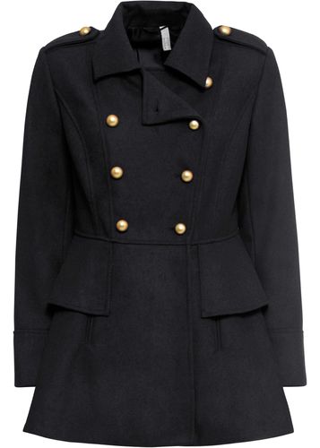 Abrigo corto de estilo militar con contenido de lana - BODYFLIRT boutique - Modalova