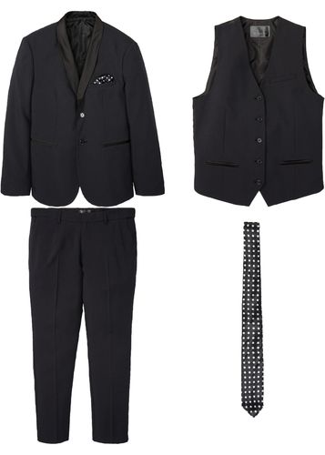 Traje (4 piezas): americana, pantalón, chaleco, corbata - bpc selection - Modalova