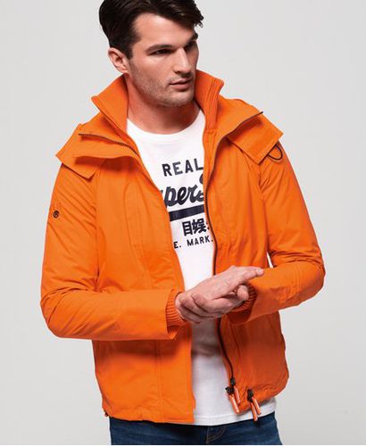 Chaqueta técnica cortavientos con capucha, cremallera y botones - Superdry - Modalova