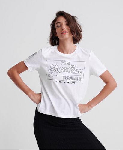 Camiseta con logo Vintage Outline - Superdry - Modalova