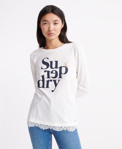 Top gráfico con encaje Tilly - Superdry - Modalova