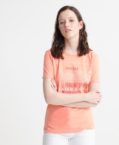 Camiseta de algodón orgánico Premium Goods Label Outline - Superdry - Modalova