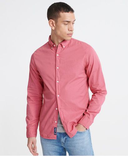 Camisa ligera Classic de manga larga confeccionada en sarga - Superdry - Modalova