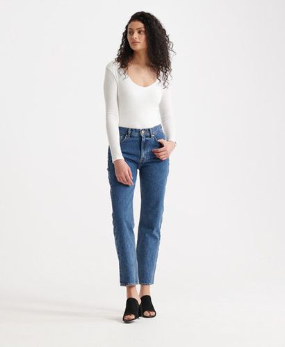 Gerade Jeans mit hohem Bund - Superdry - Modalova
