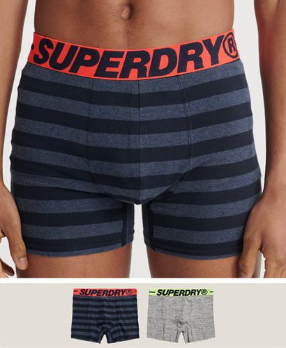 Pack de 2 calzoncillos bóxer de algodón orgánico - Superdry - Modalova