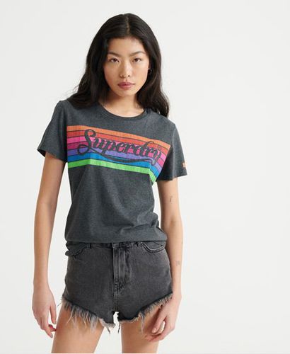 Camiseta con logo Premium Rainbow - Superdry - Modalova