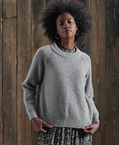 Jersey de tweed con cuello redondo Freya - Superdry - Modalova