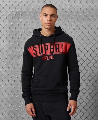 Sudadera en tejido polar con capucha y panel de - Superdry - Modalova