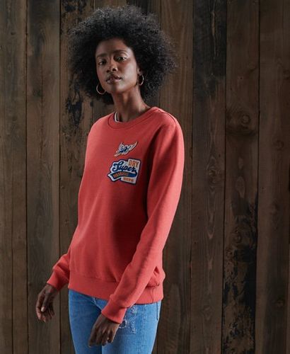 Sudadera con cuello redondo y parche Standard de edición limitad - Superdry - Modalova