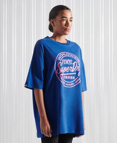 Übergroßes Streetwear 6 T-Shirt - Superdry - Modalova